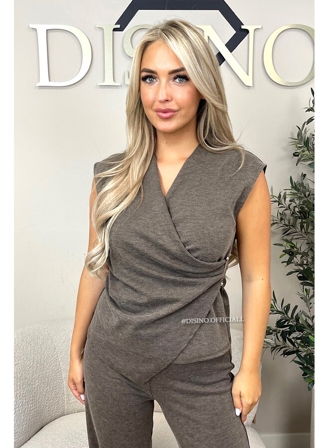 CHOCO - 'AURORA SET' - CHIQUE COMFY TOP + PANTS SET