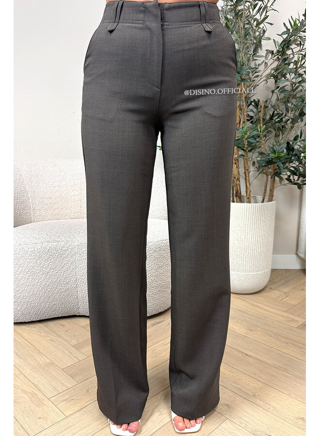 CHOCO - 'ELOISA PANTS' - VIRAL STRETCH PANTALON