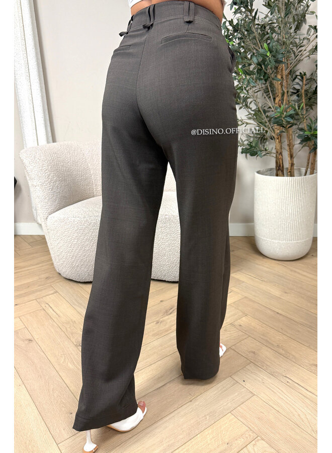 CHOCO - 'ELOISA PANTS' - VIRAL STRETCH PANTALON