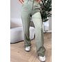 OLIVE GREEN - 'ELOISA PANTS' - VIRAL STRETCH PANTALON