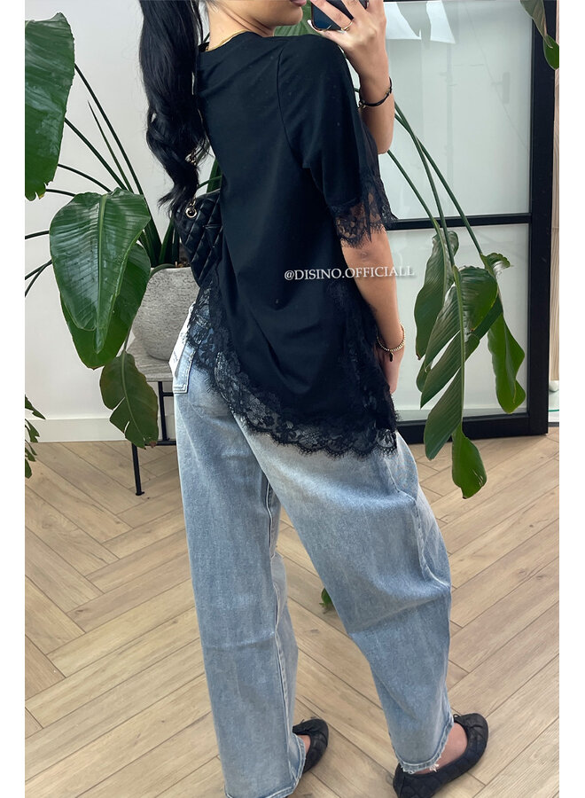 DIRTY WASH - 'RIMINI JEANS' - MEDIUM WAIST STRETCH VIRAL BALLOON LEG JEANS