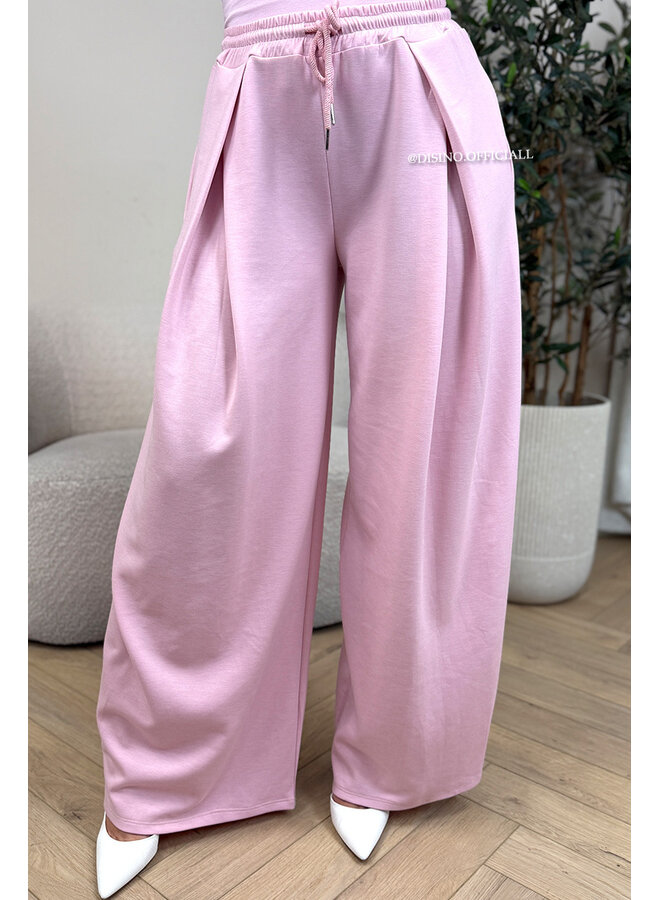 PINK - 'PALAZZO JOGGER' - PREMIUM QUALITY PALAZZO JOGGER