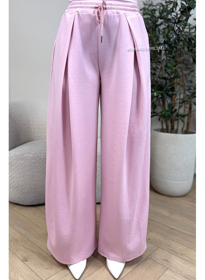 PINK - 'PALAZZO JOGGER' - PREMIUM QUALITY PALAZZO JOGGER