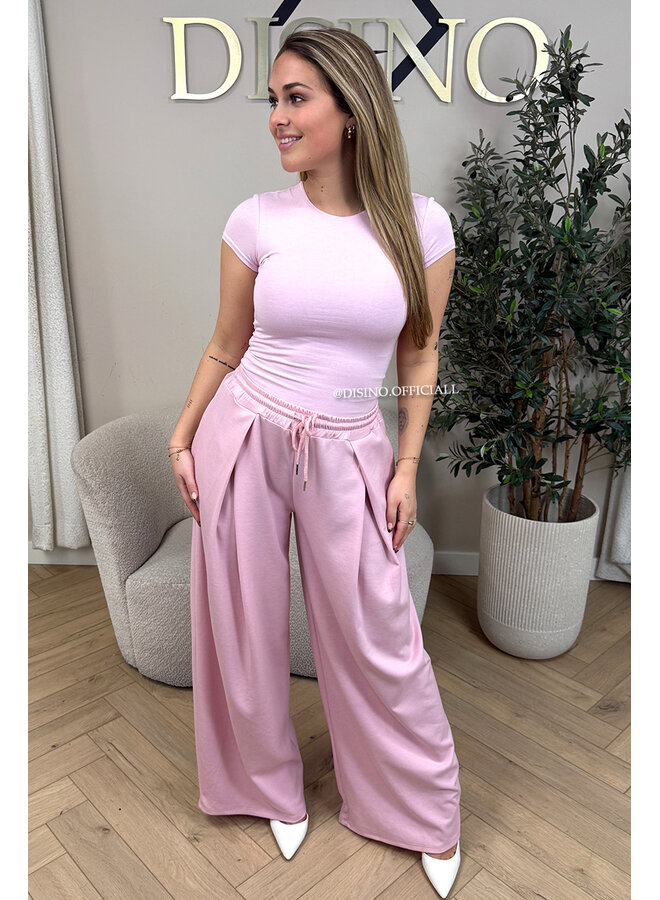 PINK - 'PALAZZO JOGGER' - PREMIUM QUALITY PALAZZO JOGGER