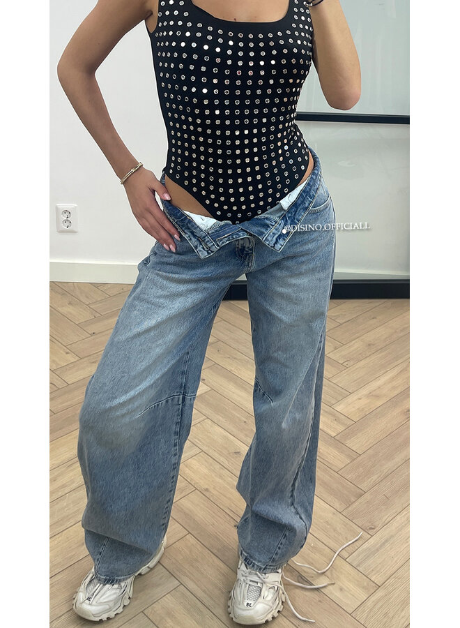 BLACK - 'LYNN BODY' - VIRAL MIRROR BODYSUIT