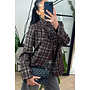 CHOCO - 'CHECKED NORA BLAZER' - VIRAL BUTTON BLAZER