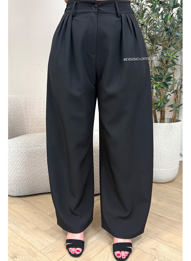BLACK - 'ZIYA PANTS' - BALLOON FIT PANTALON
