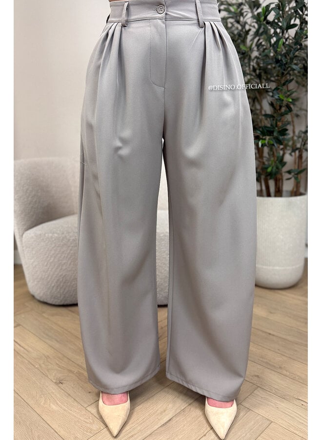 TAUPE - 'ZIYA PANTS' - BALLOON FIT PANTALON