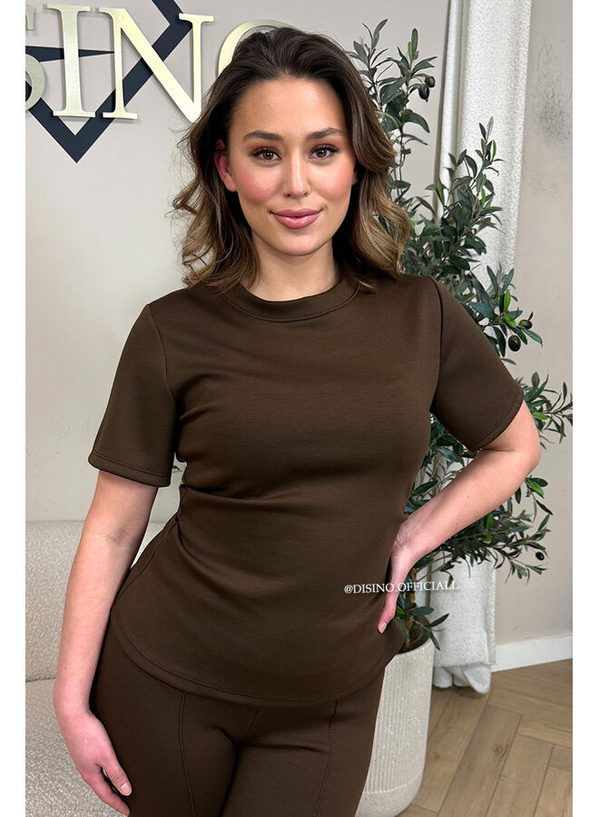 CHOCO - 'SELIN SET' - SNATCHED TOP + PANTS TWO PIECE SET