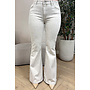 BEIGE - 'FALLONY JEANS' - HIGH WAIST FLARED JEANS