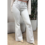 BEIGE - 'FALLONY JEANS' - HIGH WAIST FLARED JEANS