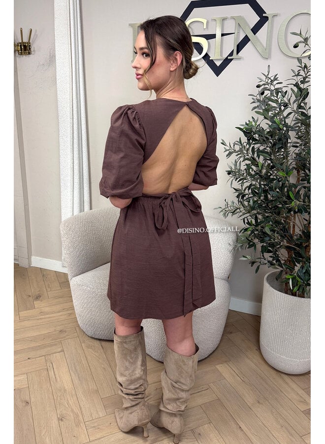 CHOCO - 'DILAYLA DRESS' - OPEN BACK DRESS
