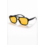 BLACK - 'BARCELONA' - INSPIRED ORANGE GLASSES SUNNIES