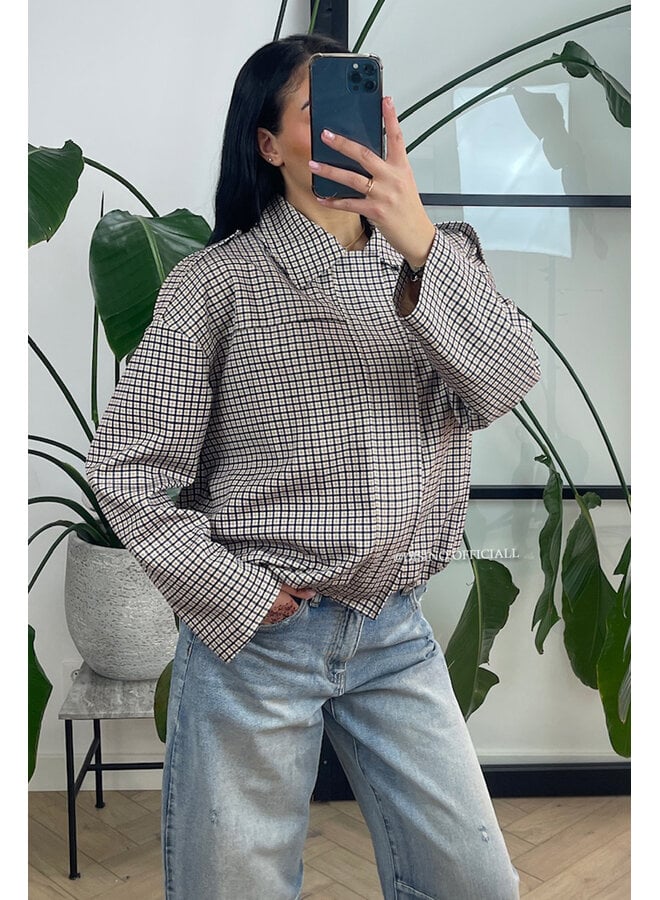 CHOCO - 'JUNE JACKET' - VIRAL CHECKED JACKET