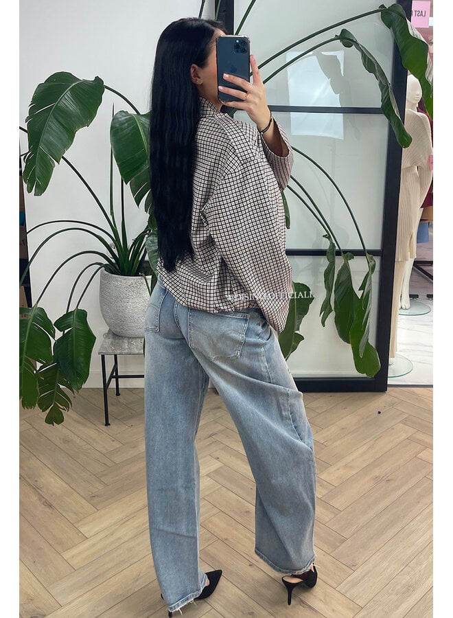 CHOCO - 'JUNE JACKET' - VIRAL CHECKED JACKET