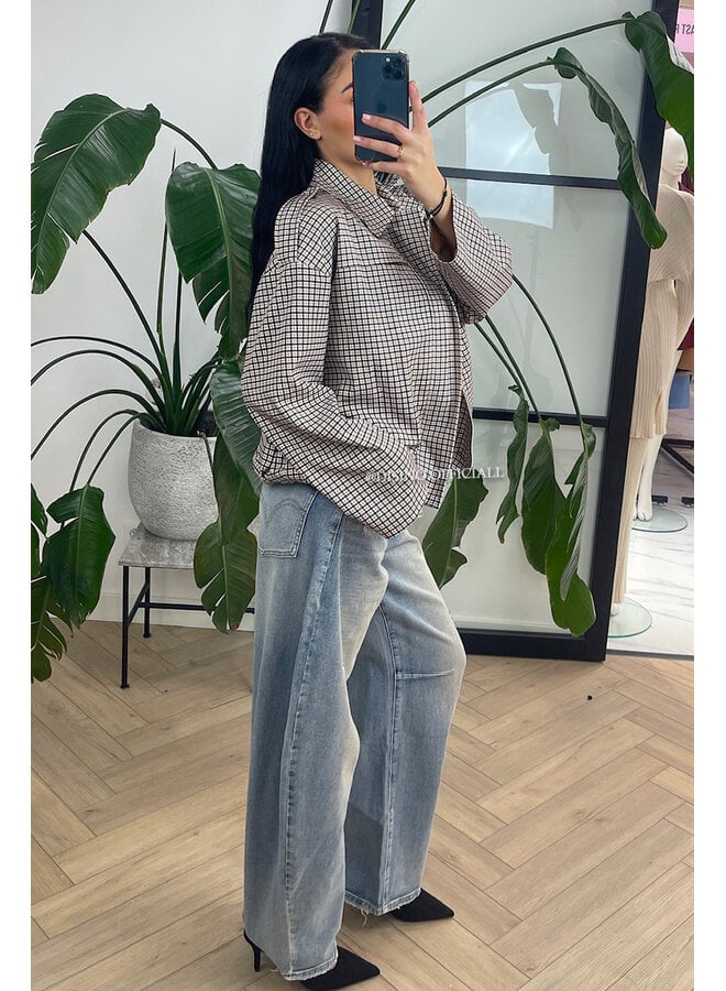 CHOCO - 'JUNE JACKET' - VIRAL CHECKED JACKET