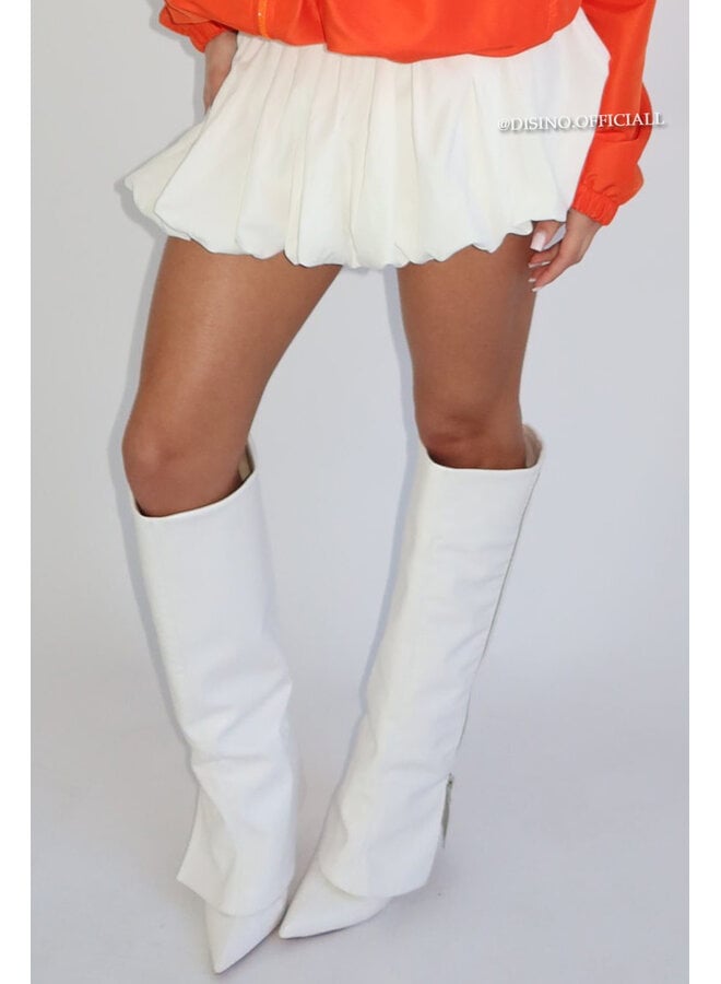 WHITE - 'BALLOON SKIRT' - PREMIUM QUALITY BALLOON SKIRT