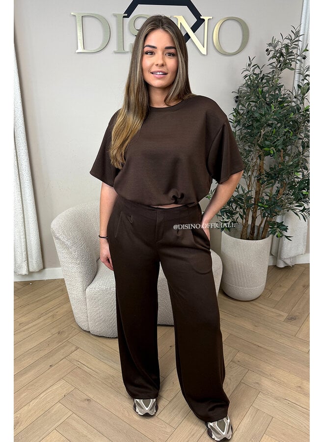 CHOCO - 'MILA SET' - OVERSIZED TOP + PANTS TWO PIECE SET