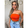 ORANGE - 'BIBI V2' - PREMIUM QUALITY BANDEAU TOP