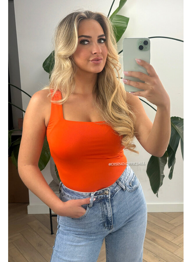 ORANGE - 'NOVA BASIC TOP' - SEAMLESS HEMD TOP