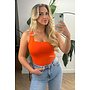 ORANGE - 'NOVA BASIC TOP' - SEAMLESS HEMD TOP