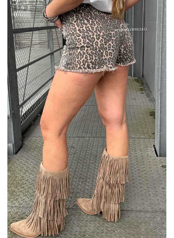 LEO - 'MAXIME SKORT' - SUPER STRETCH DENIM SKORT