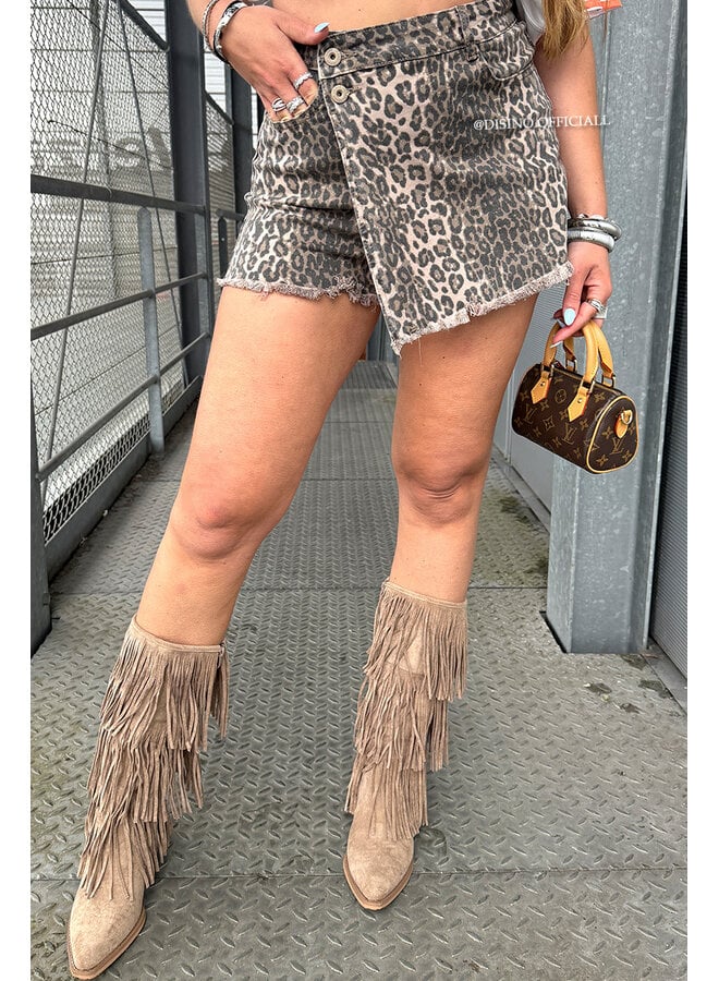 LEO - 'MAXIME SKORT' - SUPER STRETCH DENIM SKORT