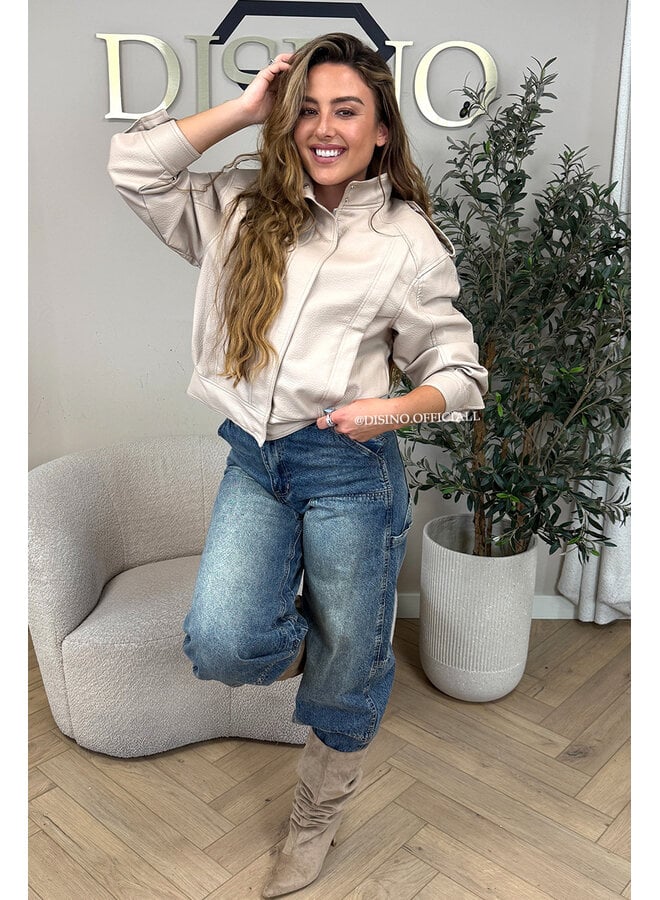 NUDE  - 'ZAAR JACKET' - INSPIRED LEATHER JACKET