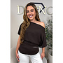 CHOCO - 'JENNA TOP' - ONE SHOULDER TOP