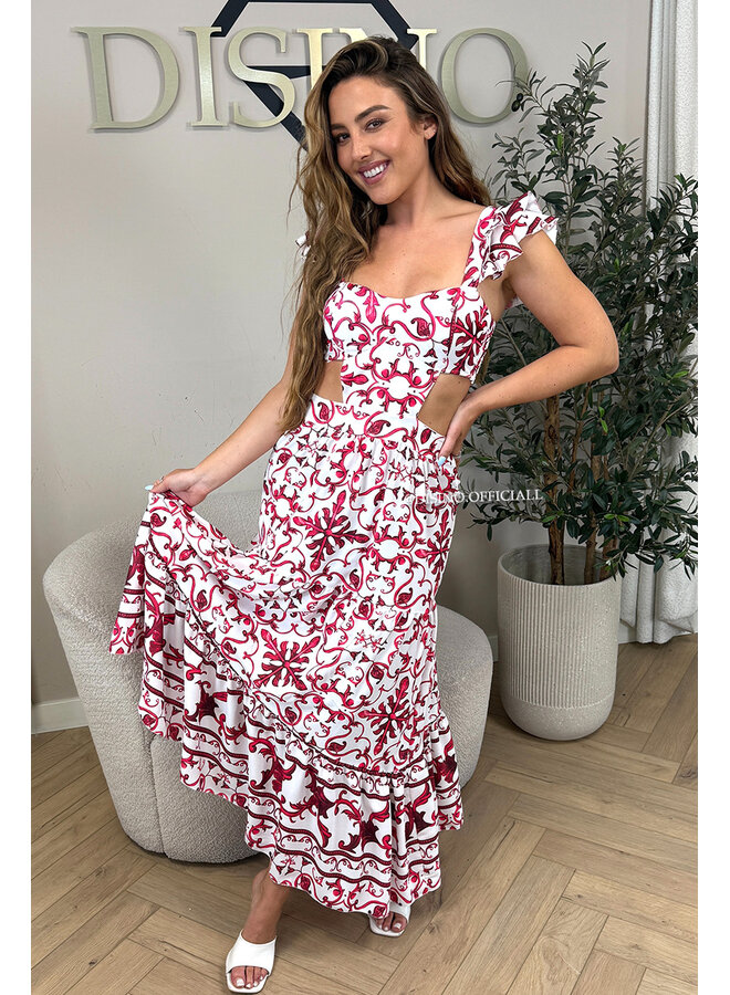 FUCHSIA - 'DOLCE DRESS' - INSPIRED DESIGNER MAXI DRESS