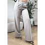 TAUPE - 'VAYEN PANTS' - PERFECT FIT HIGH WAIST WIDE LEG PANTALON