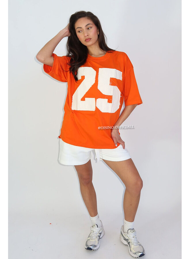ORANGE - '25 JERSEY' - PREMIUM QUALITY OVERSIZED JERSEY