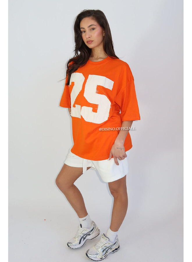 ORANGE - '25 JERSEY' - PREMIUM QUALITY OVERSIZED JERSEY