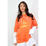 ORANGE - 'PRIORITY SWEATER DRESS' - PREMIUM QUALITY OVERSIZED SWEATER DRESS