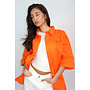 ORANGE - 'PRIORITY AMSTERDAM BLOUSE' - PREMIUM QUALITY OVERSIZED BLOUSE