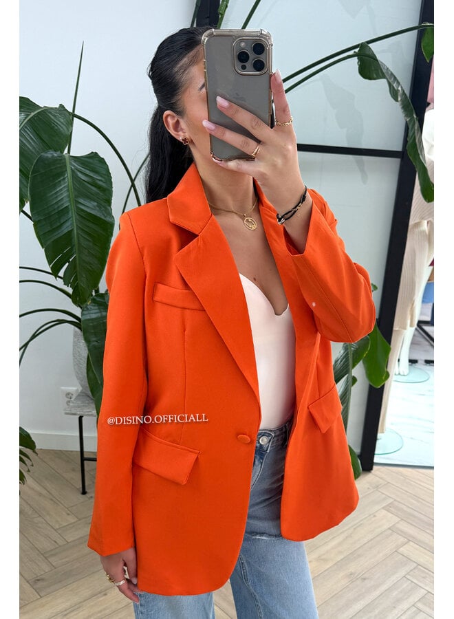 ORANGE - 'DIDI BLAZER' - OVERSIZED BOYFRIEND BLAZER