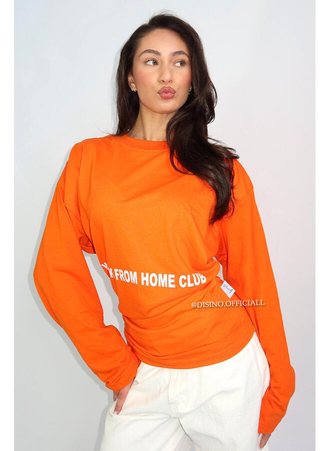 ORANGE - 'SNATCHED LONGSLEEVE' - PREMIUM QUALITY PRORITY LONGSLEEVE TOP