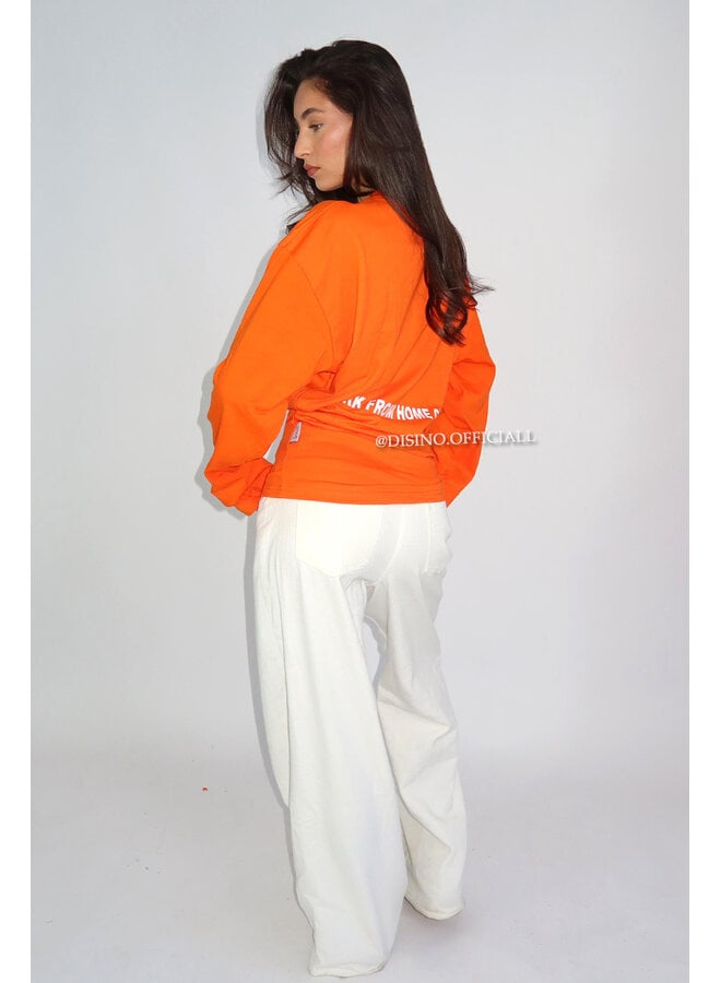 ORANGE - 'SNATCHED LONGSLEEVE' - PREMIUM QUALITY PRORITY LONGSLEEVE TOP
