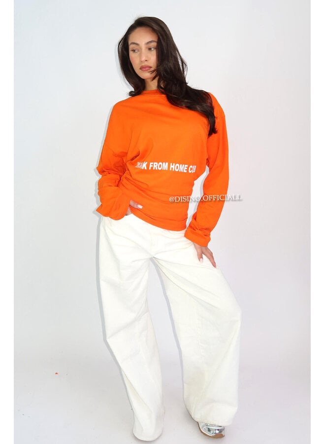 ORANGE - 'SNATCHED LONGSLEEVE' - PREMIUM QUALITY PRORITY LONGSLEEVE TOP