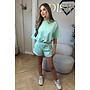 MINT GREEN - 'MILA SHORT SET' - OVERSIZED TOP + PANTS TWO PIECE SET