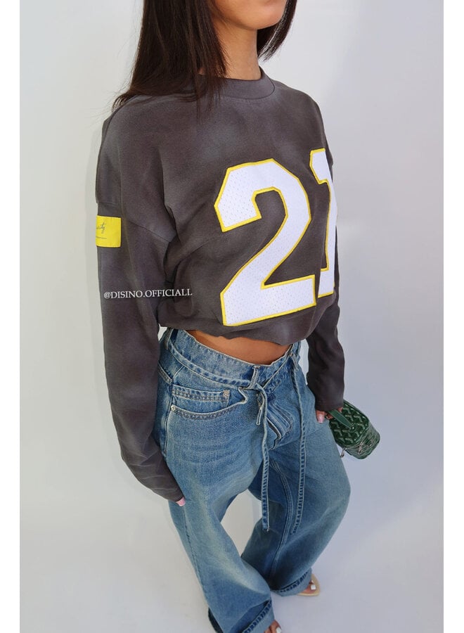 WASHED GREY - '21 LONGSLEEVE' - OVERSIZED PRIORITY LONGSLEEVE JERSEY