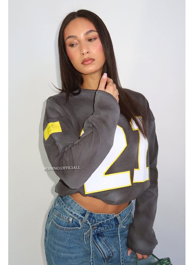 WASHED GREY - '21 LONGSLEEVE' - OVERSIZED PRIORITY LONGSLEEVE JERSEY
