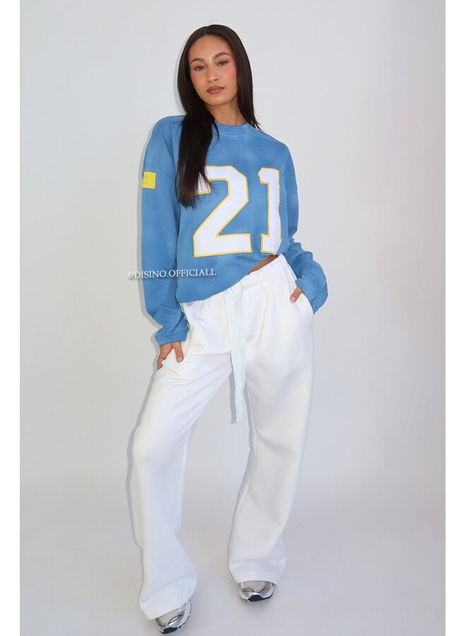 WASHED BLUE - '21 LONGSLEEVE' - OVERSIZED PRIORITY LONGSLEEVE JERSEY