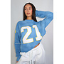 WASHED BLUE - '21 LONGSLEEVE' - OVERSIZED PRIORITY LONGSLEEVE JERSEY