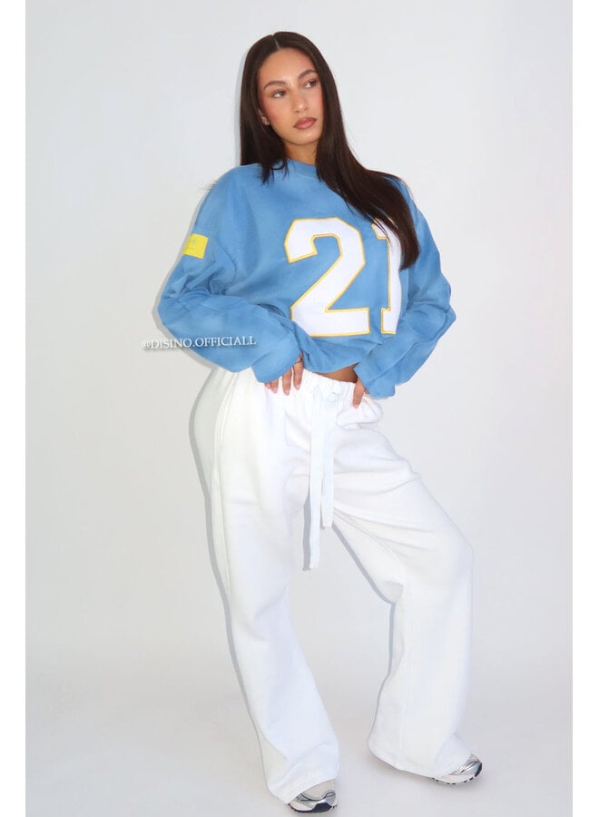 WASHED BLUE - '21 LONGSLEEVE' - OVERSIZED PRIORITY LONGSLEEVE JERSEY