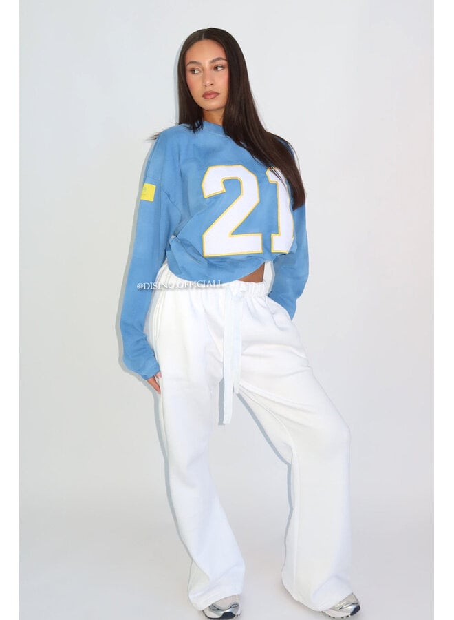 WASHED BLUE - '21 LONGSLEEVE' - OVERSIZED PRIORITY LONGSLEEVE JERSEY