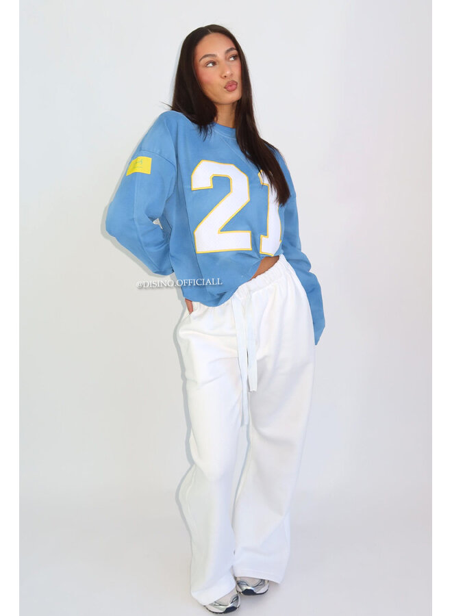 WASHED BLUE - '21 LONGSLEEVE' - OVERSIZED PRIORITY LONGSLEEVE JERSEY