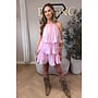 PINK - 'ROSALIA DRESS' - LAYERED RUFFLE DRESS