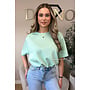 MINT GREEN - 'MILA TOP' - COMFY CROPPED TOP