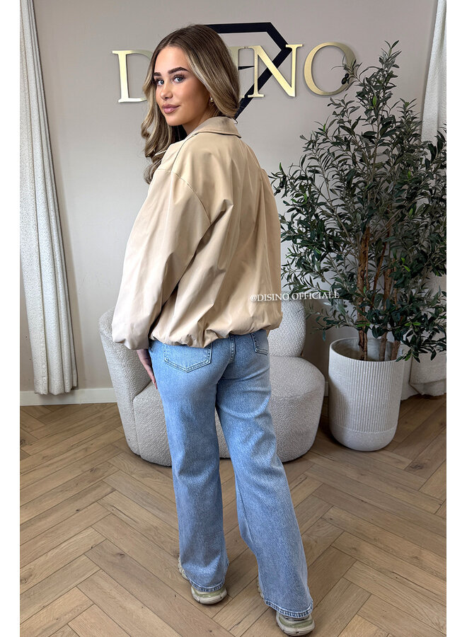 CAMEL - 'SAPHIRA V2 JACKET' - MINIMAL CHIC JACKET